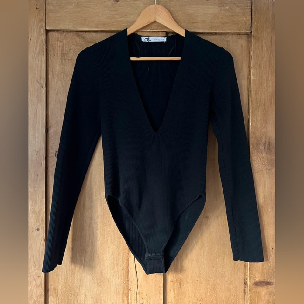 Zara Deep V Bodysuit